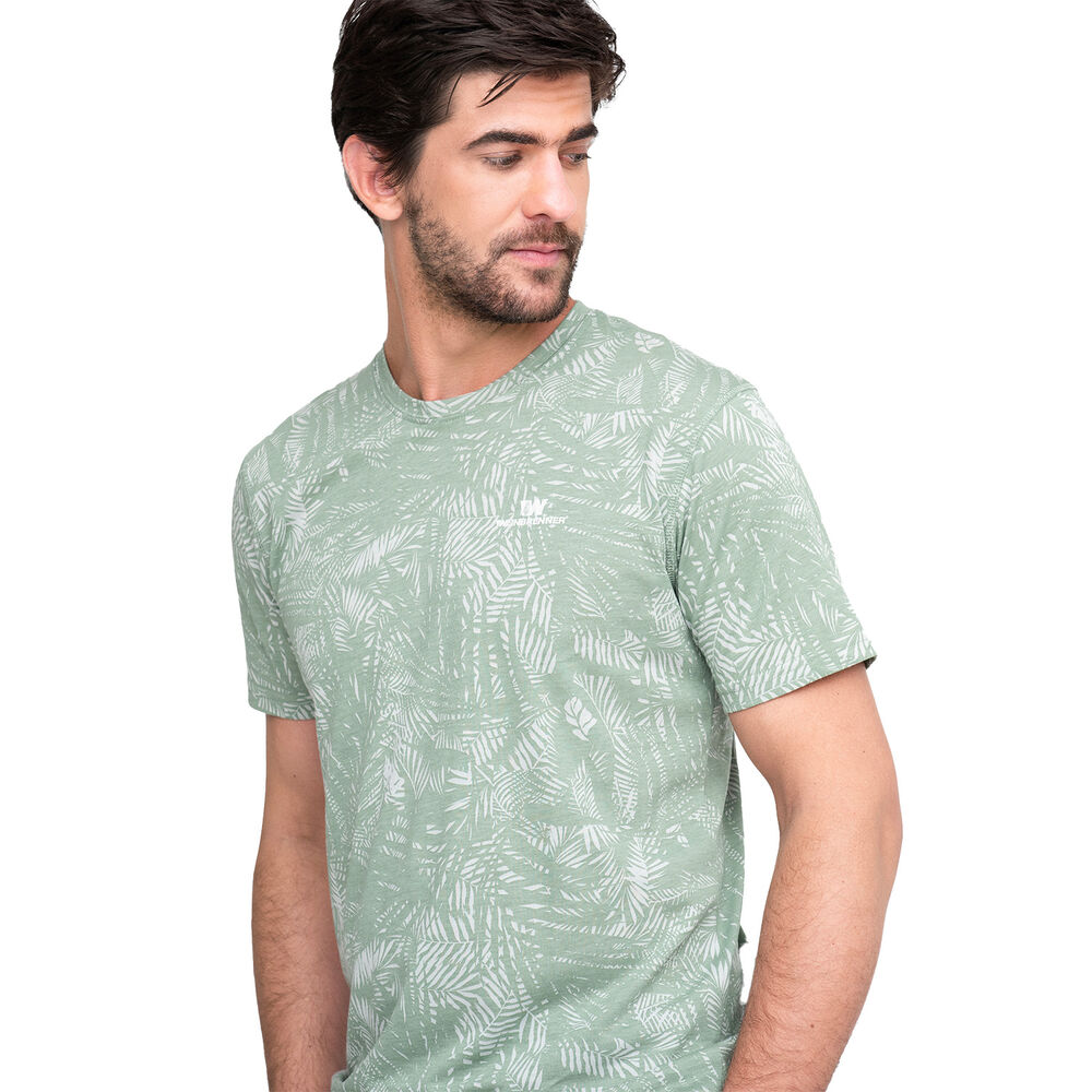 Polera Hombre Weinbrenner Yunga Gris Aguamarina image number 2.0